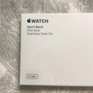 Apple Watch light blue band